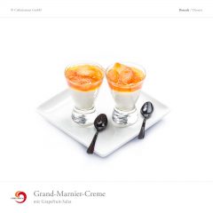 Grand-Marnier-Creme mit Grapefruit-Salat