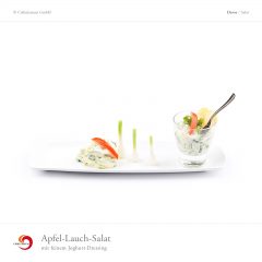 Apfel-Lauch-Salat mit feinem Joghurt-Dressing